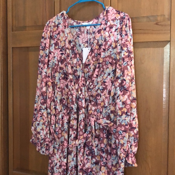 NWT! - Lauren Conrad Tiered Wrap Dress size XXL 😽 - Picture 8 of 10